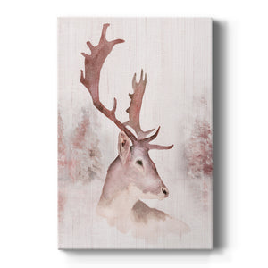 Blush Deer Premium Gallery Wrapped Canvas - Ready to Hang