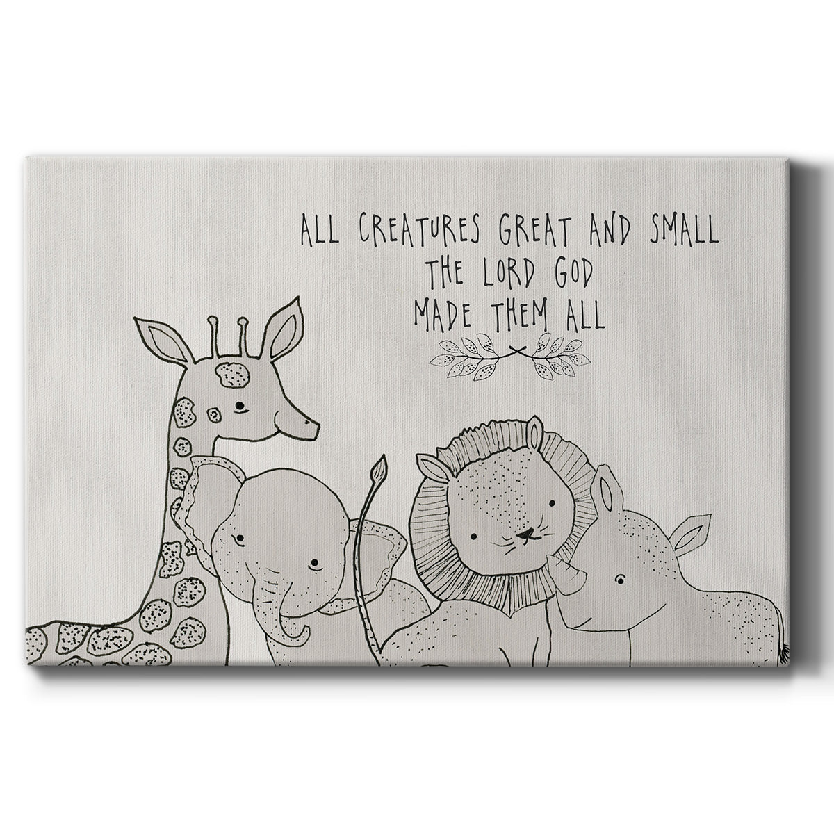 All Creatures - Canvas Art Print