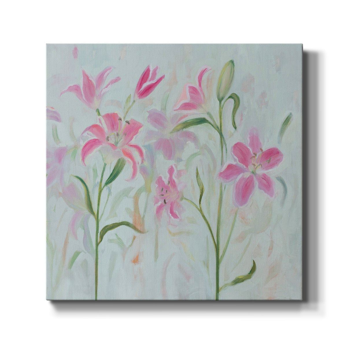 Dancing Pink Trio II - Canvas Art Print