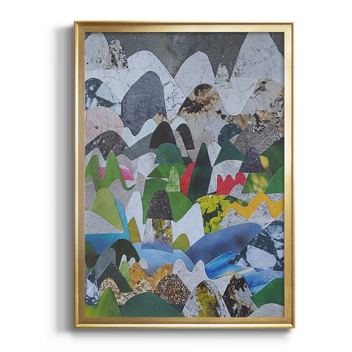 Soft Half Shell I - Modern Framed Canvas Print