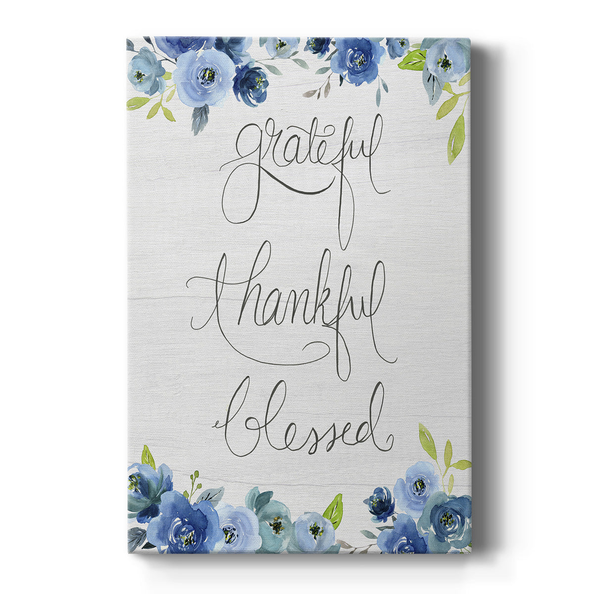 Grateful, Thankful, Blessed - Canvas Art Print