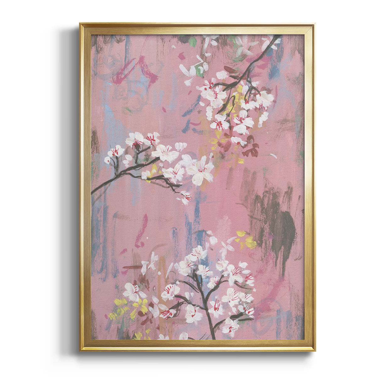 Sepia Botanical Journal I - Modern Framed Canvas Print