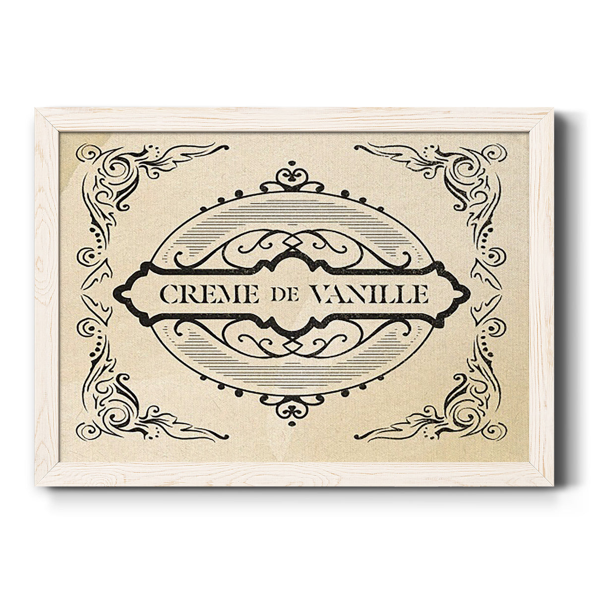 Antique French Label II-Premium Framed Canvas - Ready to Hang