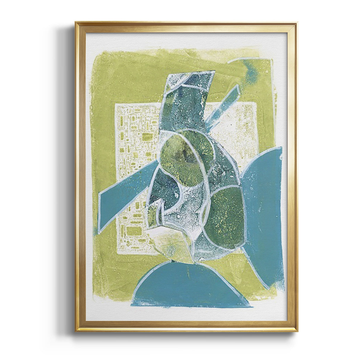 Sepia Botanical Journal I - Modern Framed Canvas Print