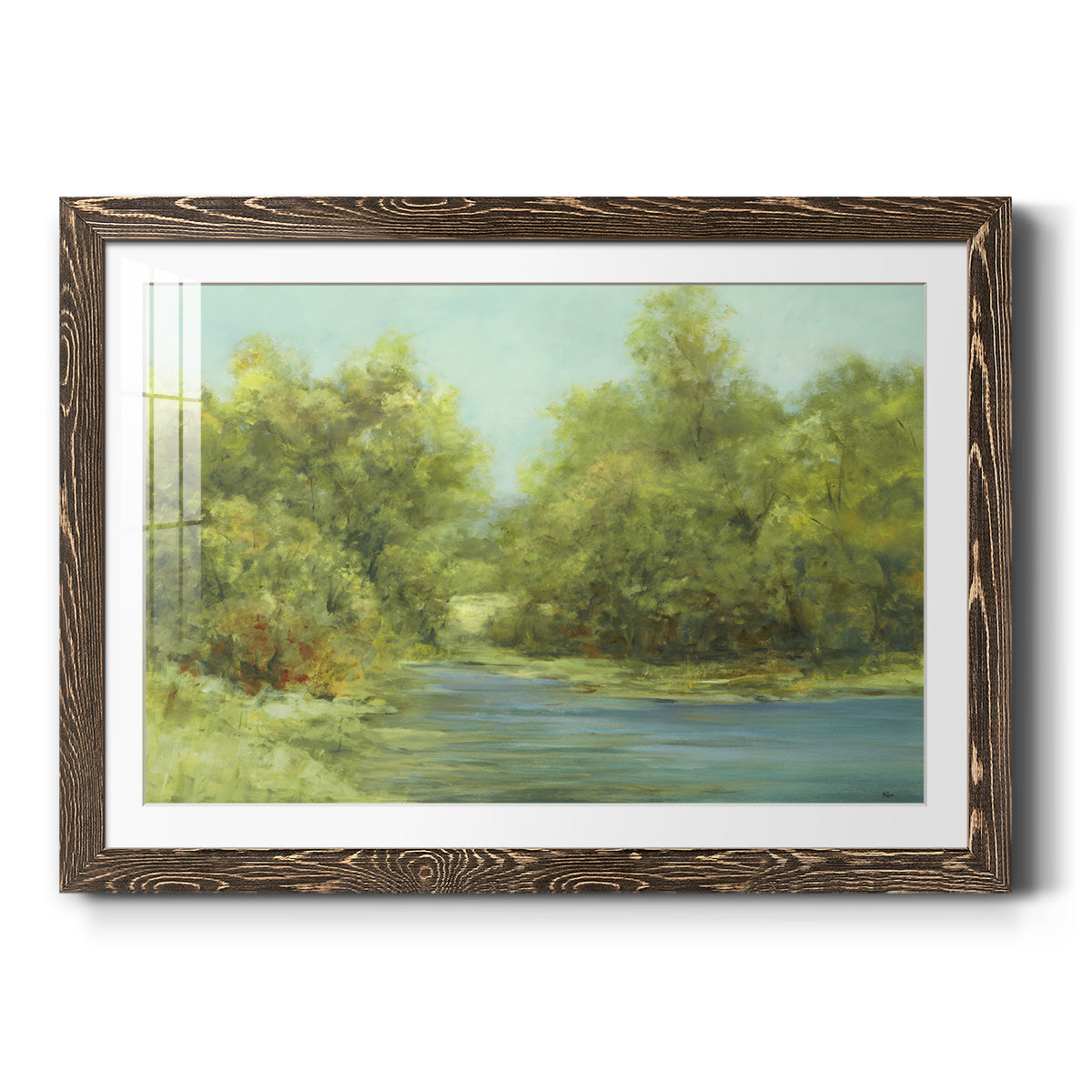 Country Views III-Premium Framed Print - Ready to Hang
