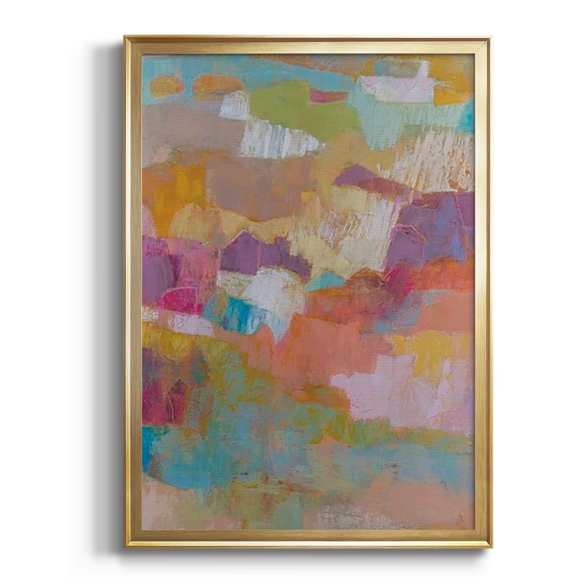 Soft Half Shell I - Modern Framed Canvas Print