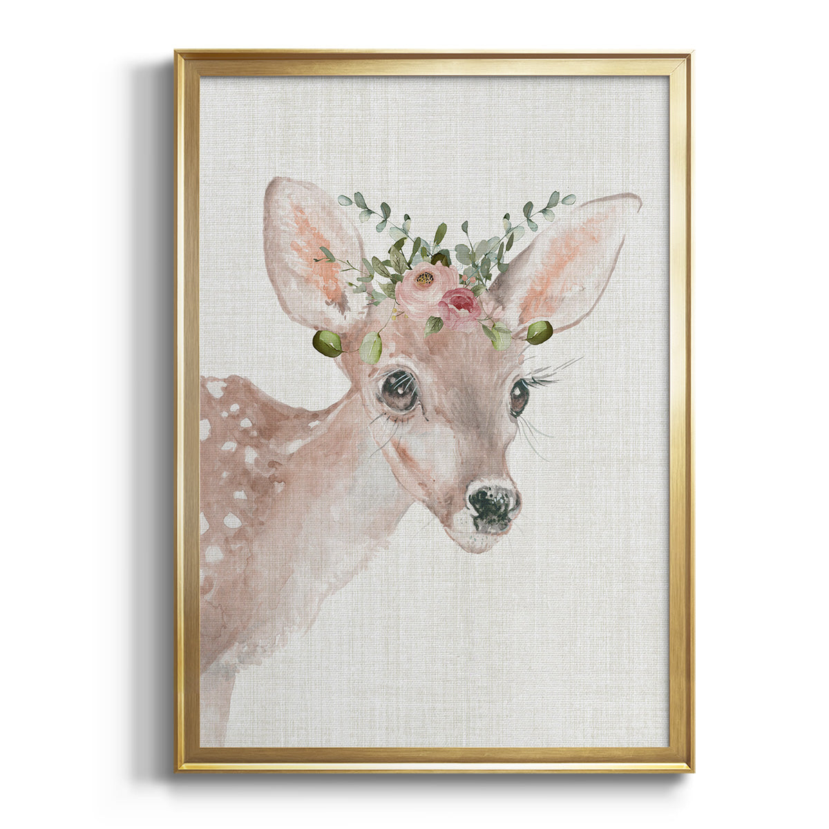 Dressy Fawn Premium Framed Print - Ready to Hang