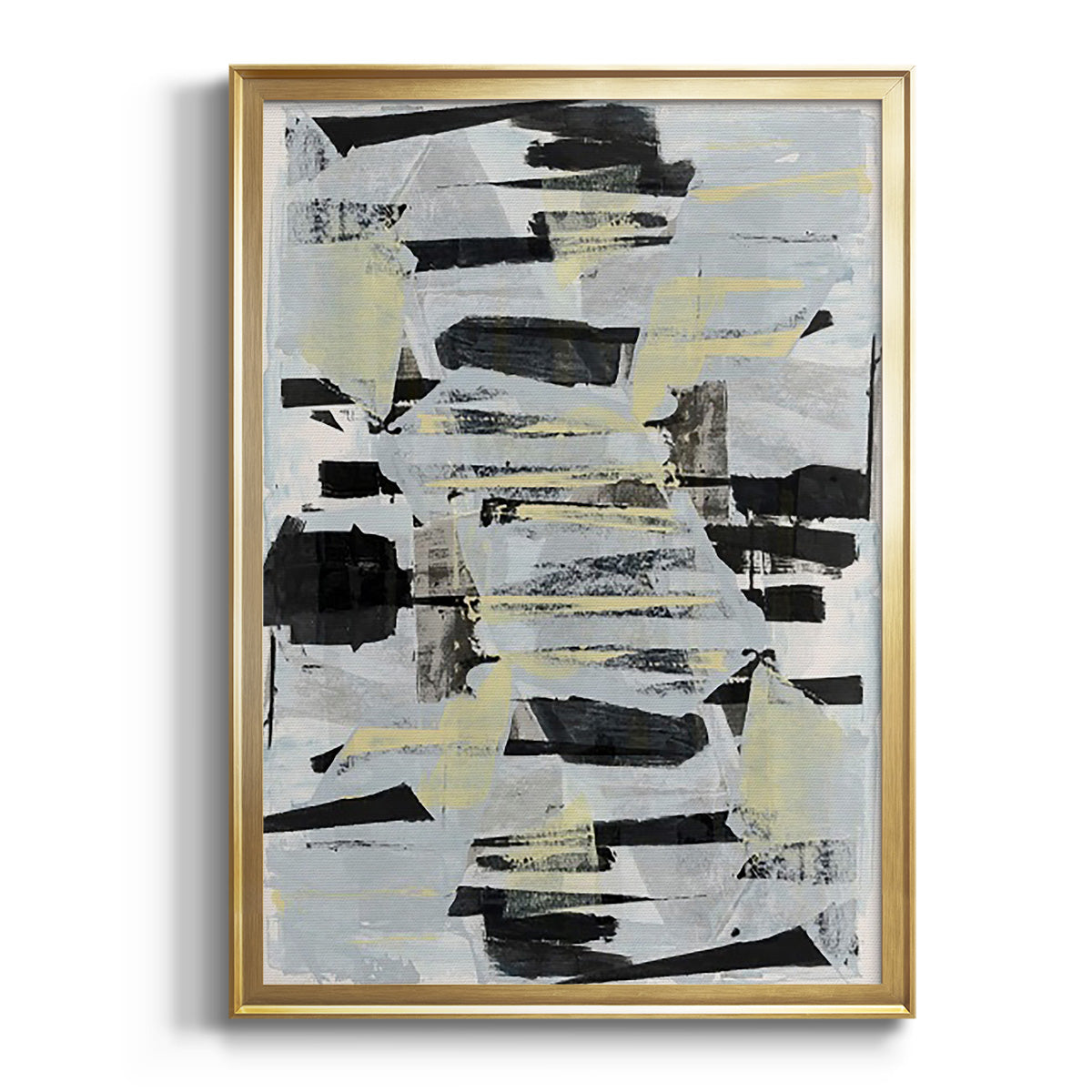 Sepia Botanical Journal I - Modern Framed Canvas Print