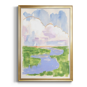 Low Country River Vista I Premium Framed Print - Ready to Hang