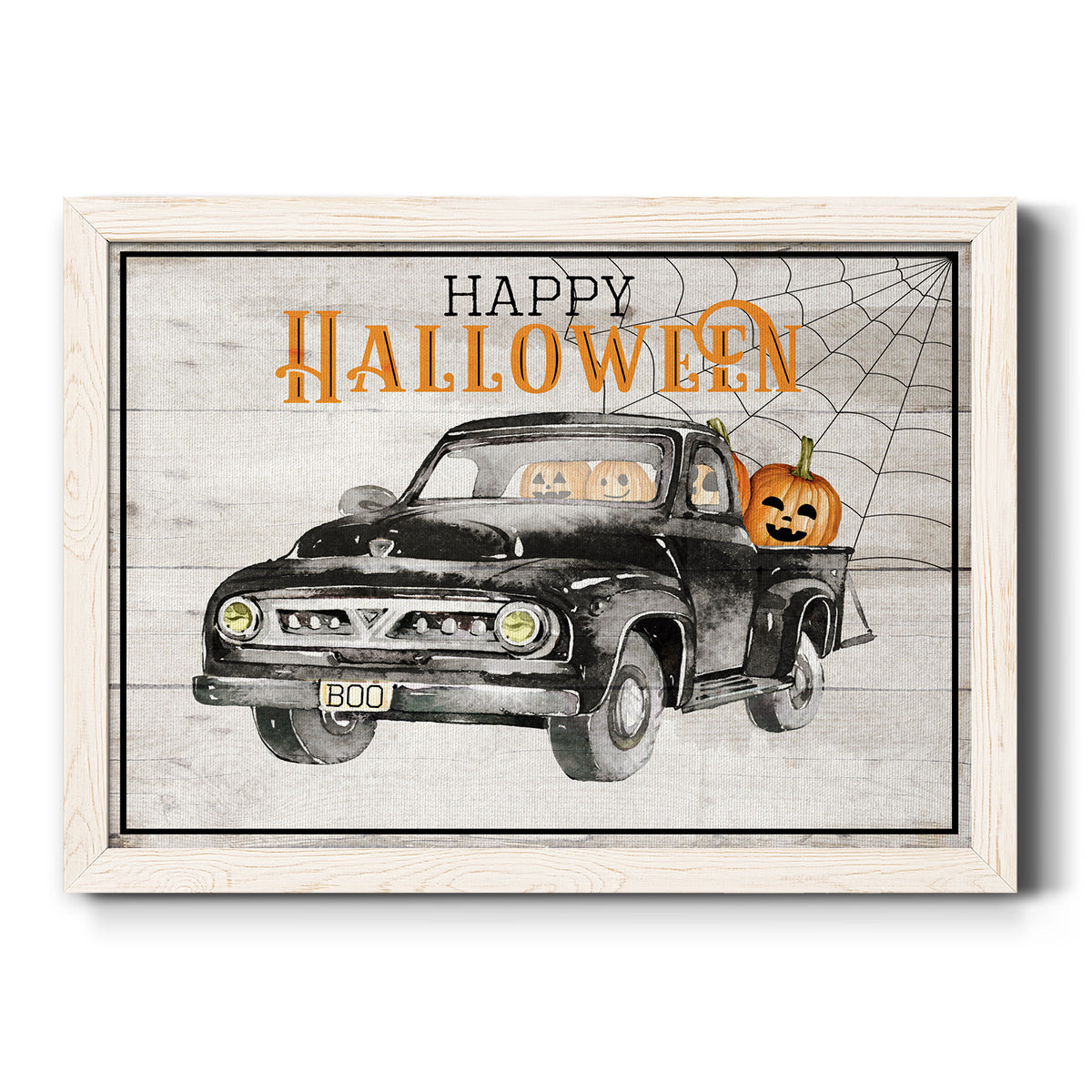 Happy Halloween-Premium Framed Canvas - Ready to Hang