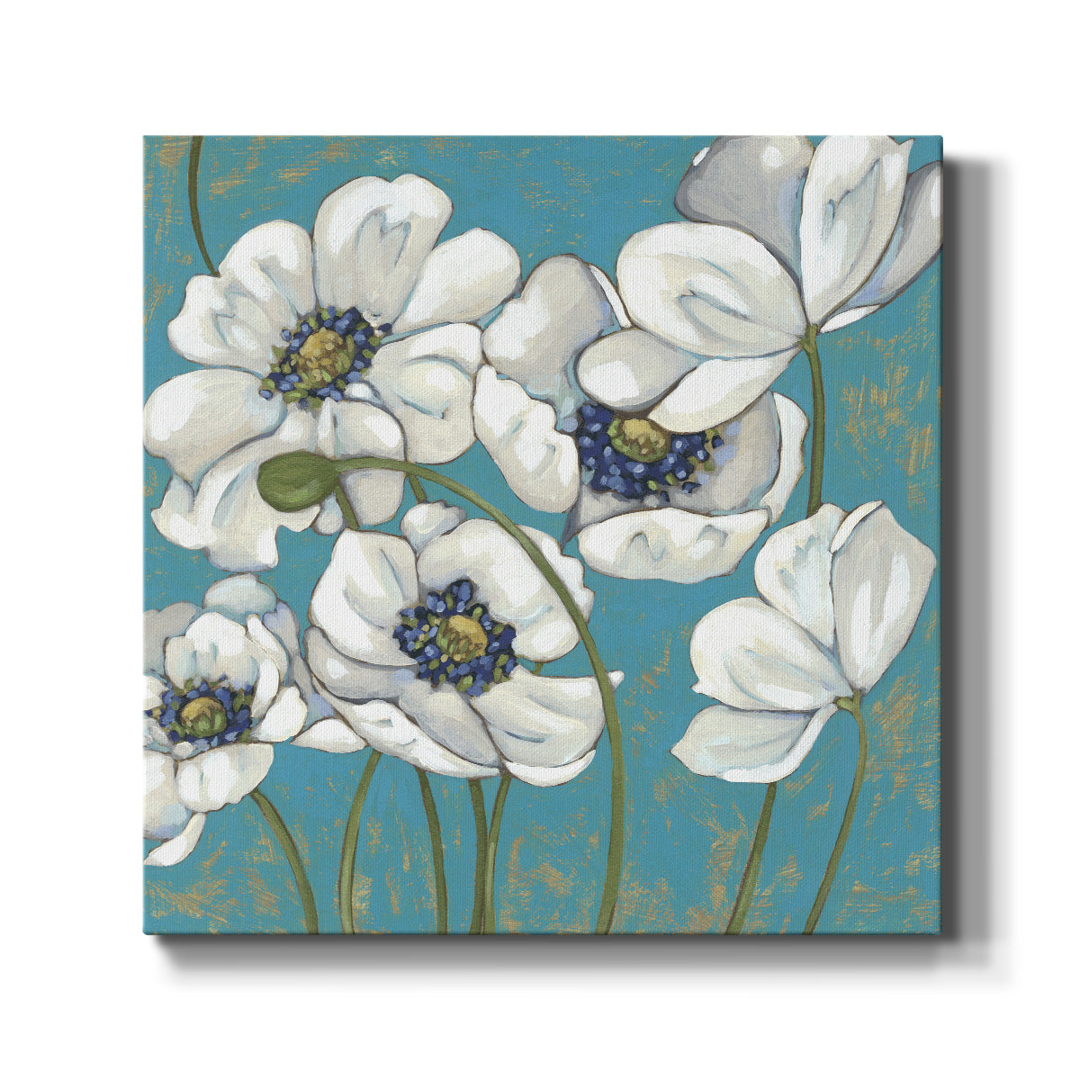 Lakeside Poppies I - Canvas Art Print