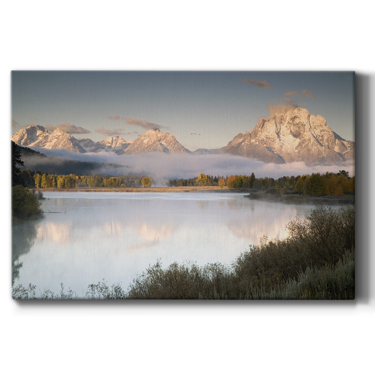 Snake River Fog - Canvas Art Print