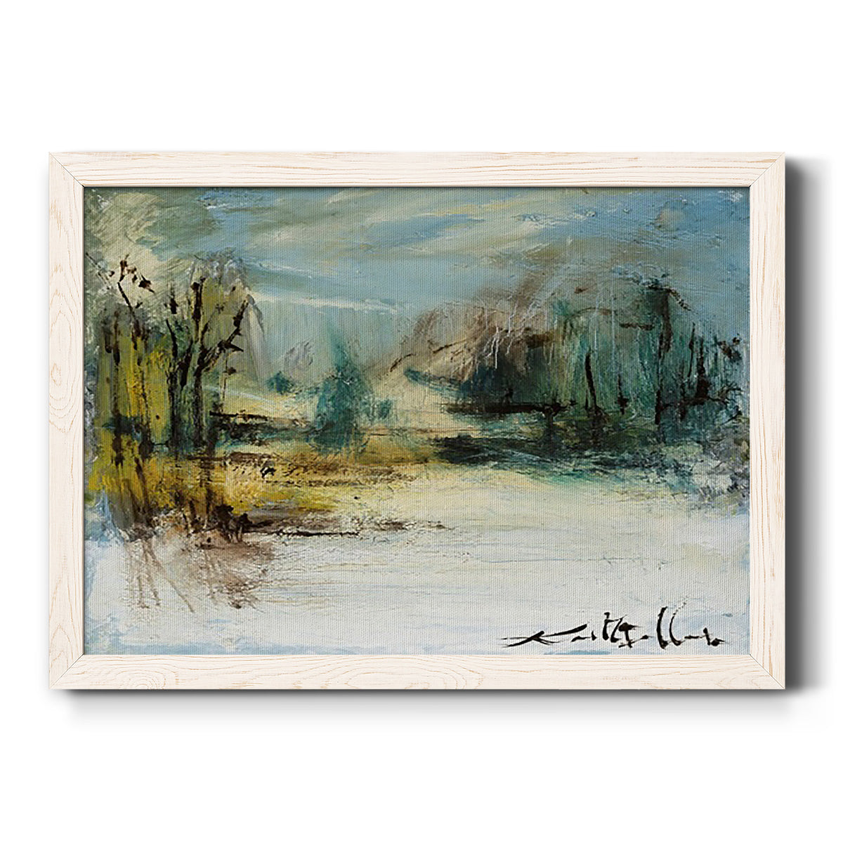 Wintery Horizon II-Premium Framed Canvas - Ready to Hang