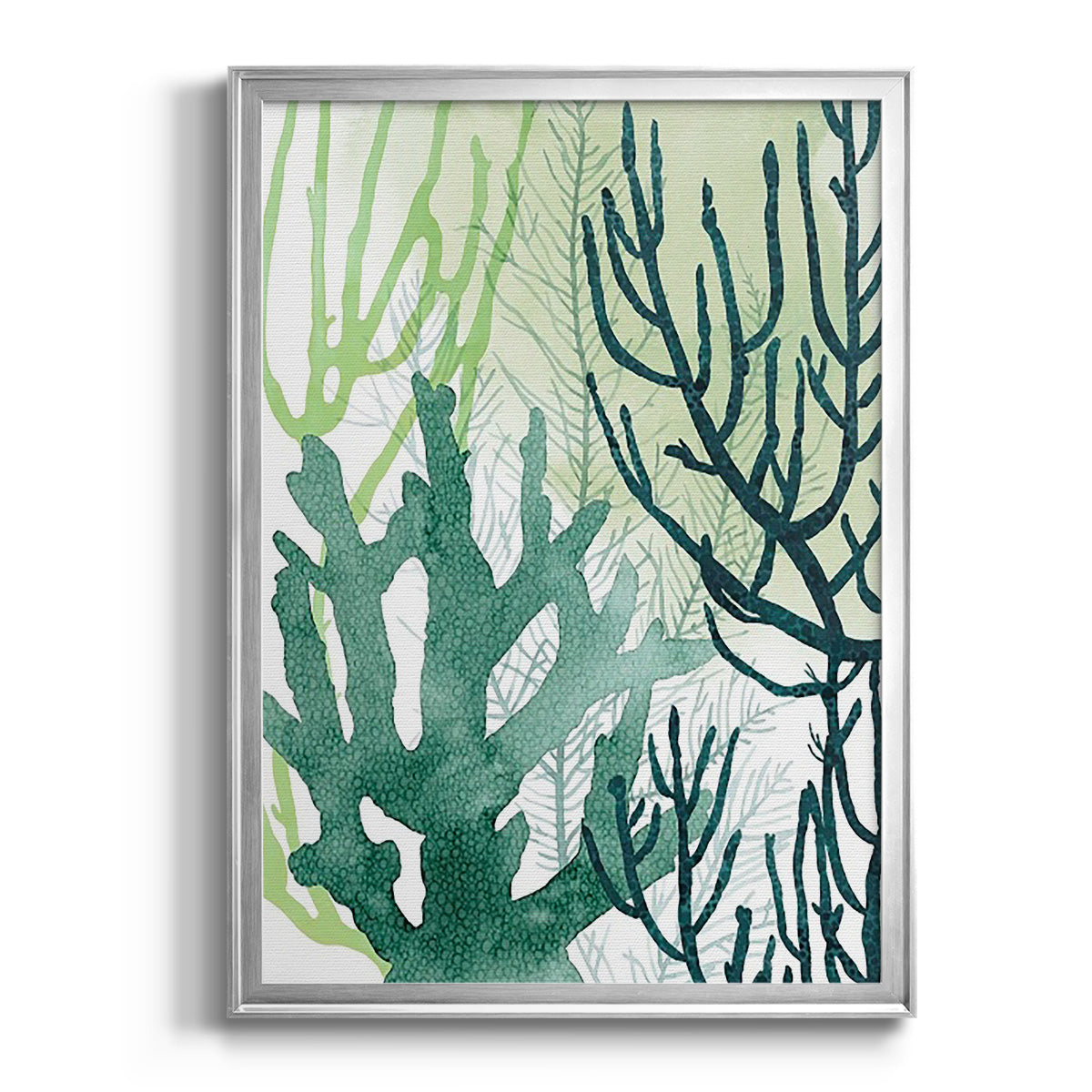 Textured Coral I Premium Framed Print - Ready to Hang
