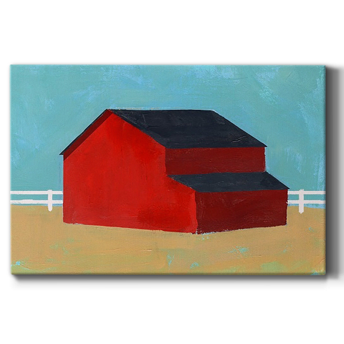 Big Red One II Premium Gallery Wrapped Canvas - Ready to Hang