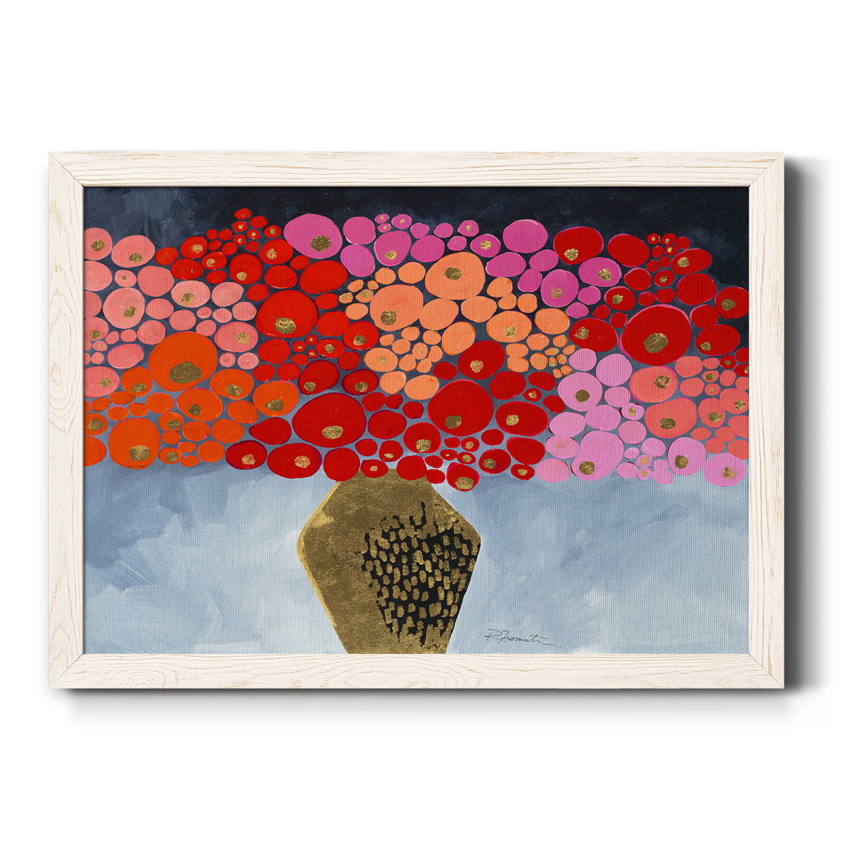 Red Poppies II-Premium Framed Canvas - Ready to Hang