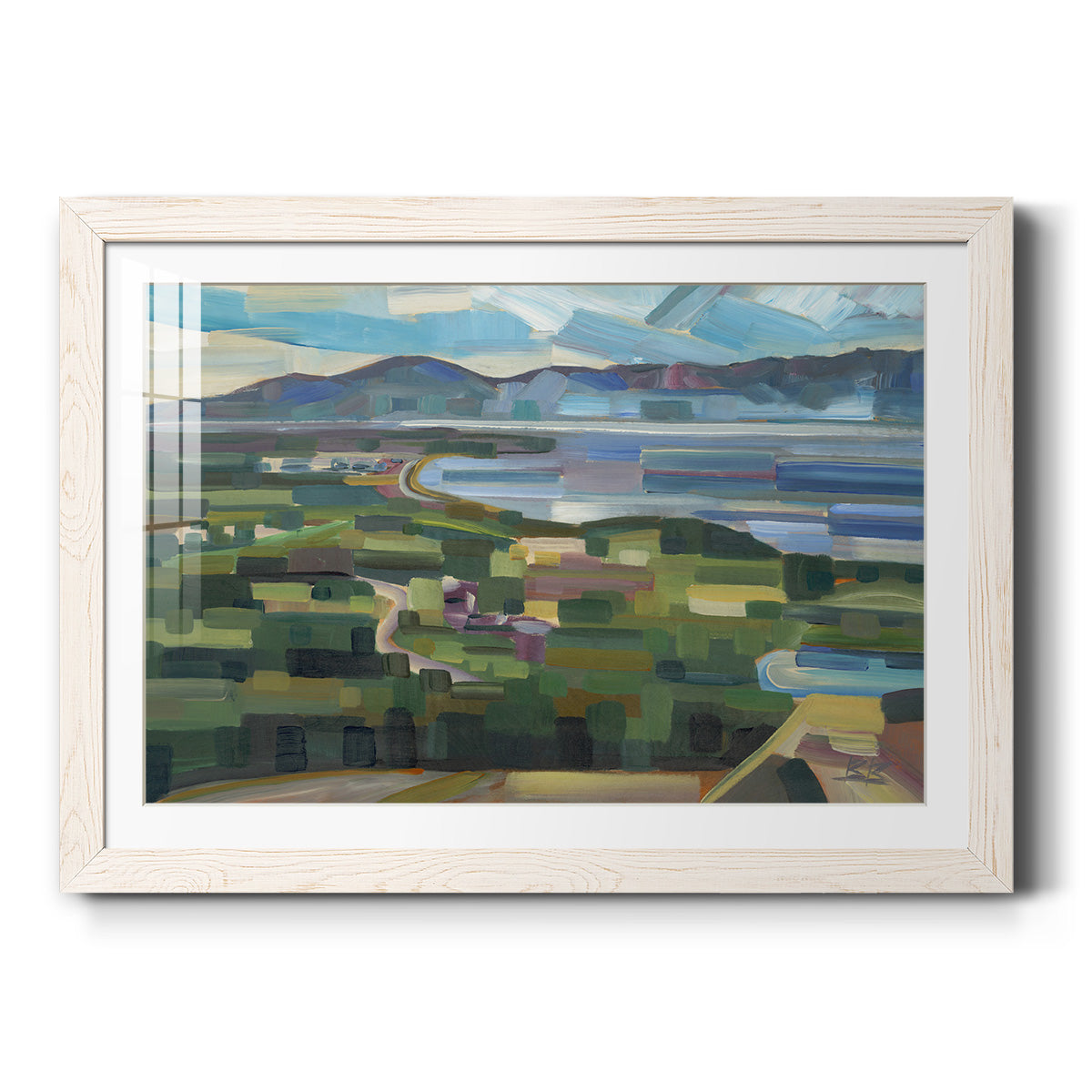View From Goose Park-Premium Framed Print - Ready to Hang