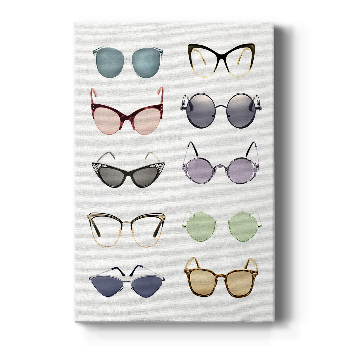Vintage Glasses I - Canvas Art Print