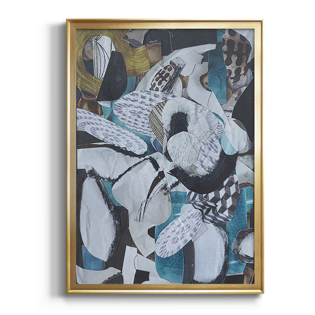 Soft Half Shell I - Modern Framed Canvas Print