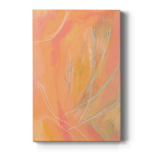 Peach Bliss II Premium Gallery Wrapped Canvas - Ready to Hang