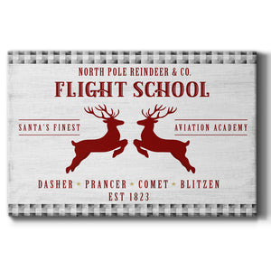 Flight School Premium Gallery Wrapped Canvas - Ready to Hang