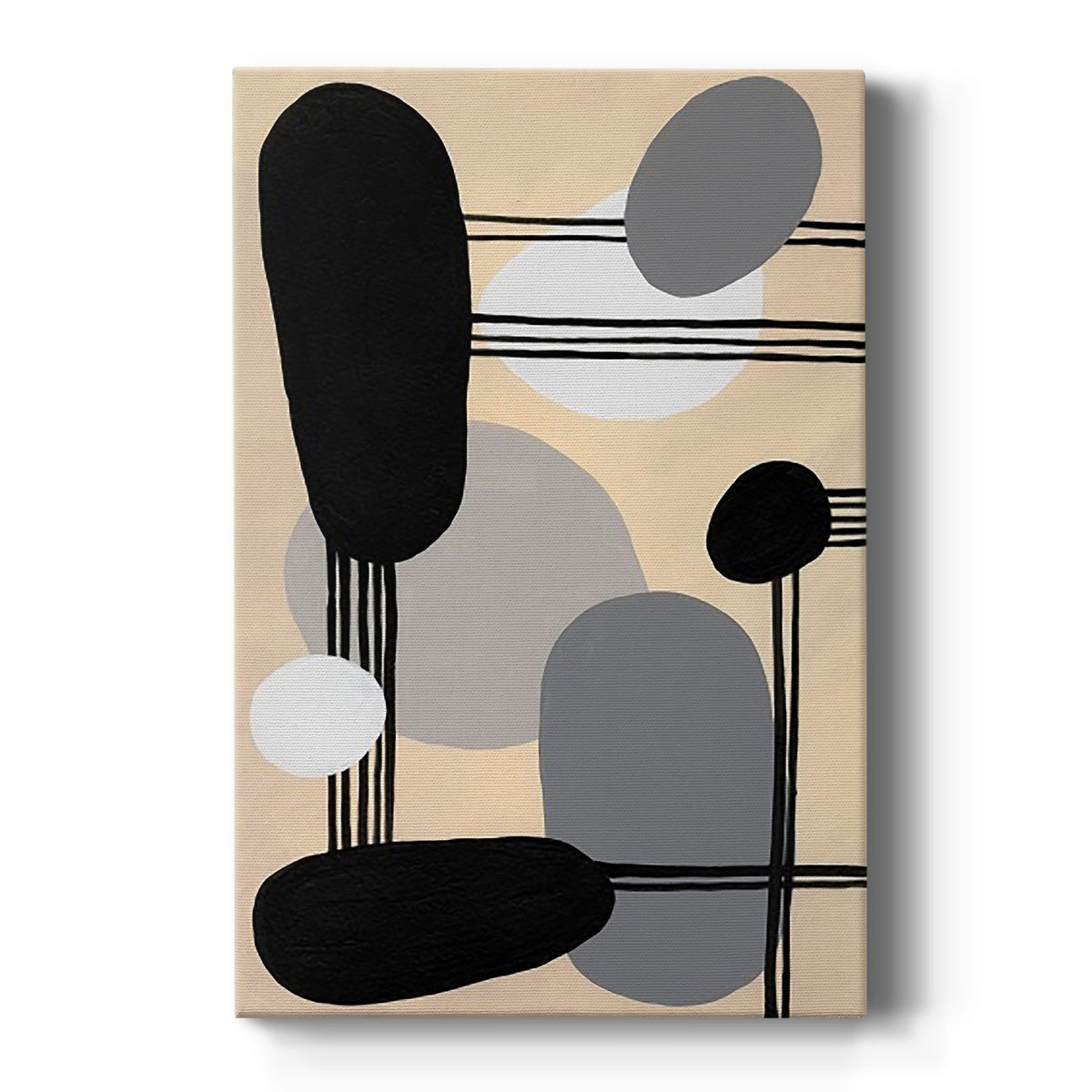 Interconnected Shapes I - Canvas Art Print