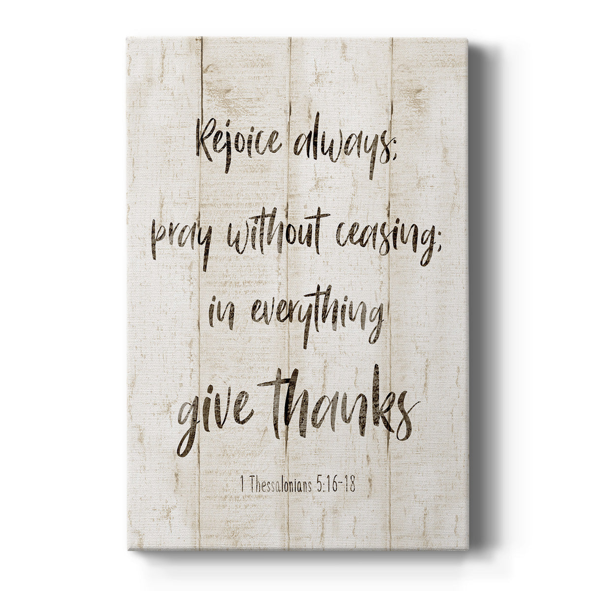Rejoice Always - Canvas Art Print
