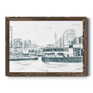 Ferryboats III-Premium Framed Canvas - Ready to Hang