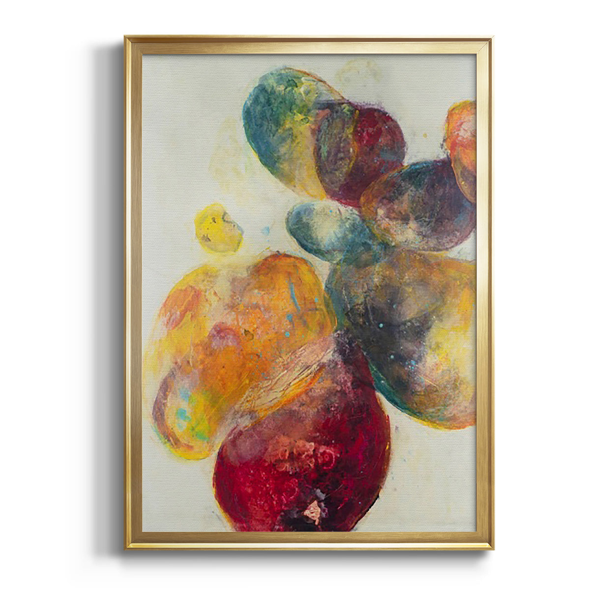 Sepia Botanical Journal I - Modern Framed Canvas Print