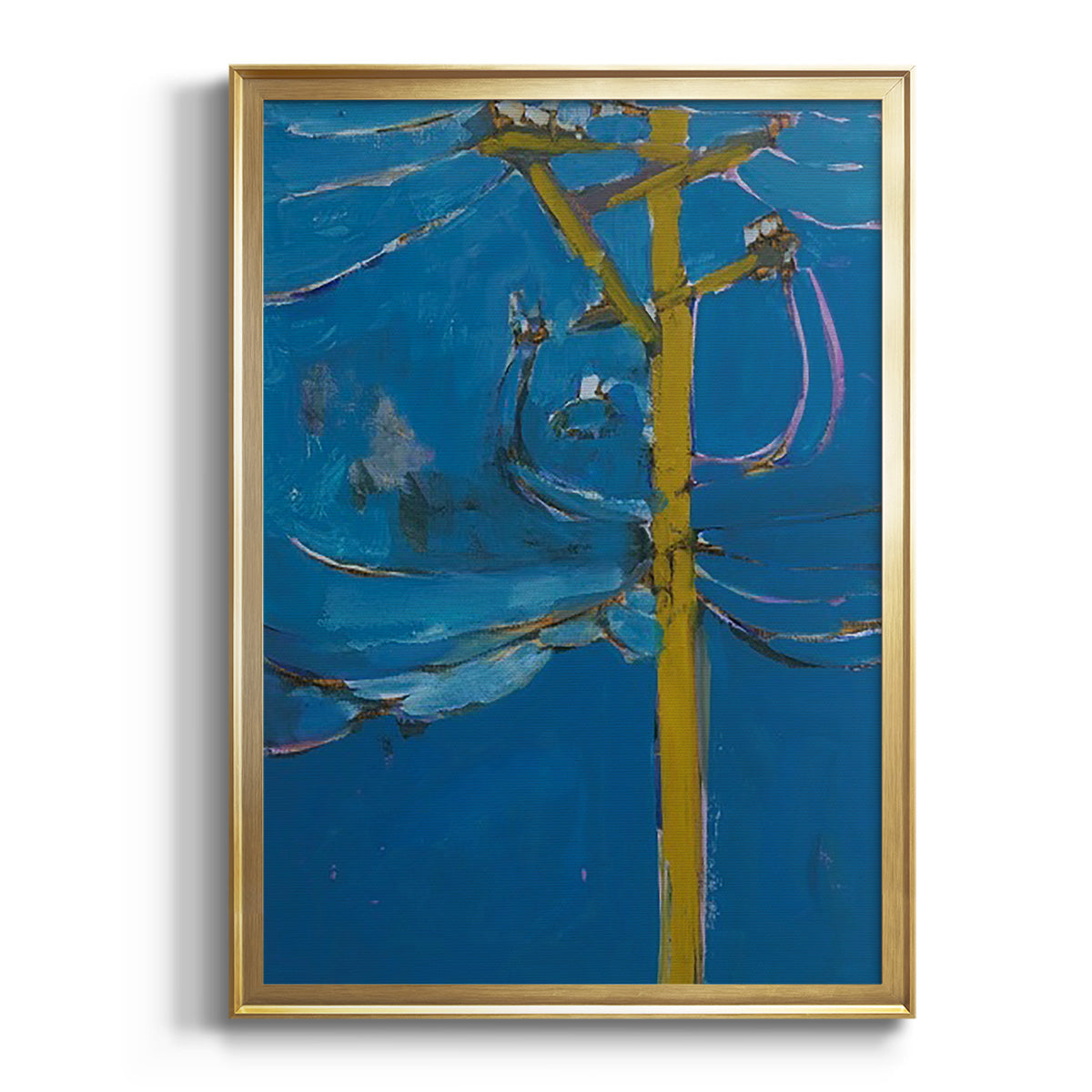 Sepia Botanical Journal I - Modern Framed Canvas Print