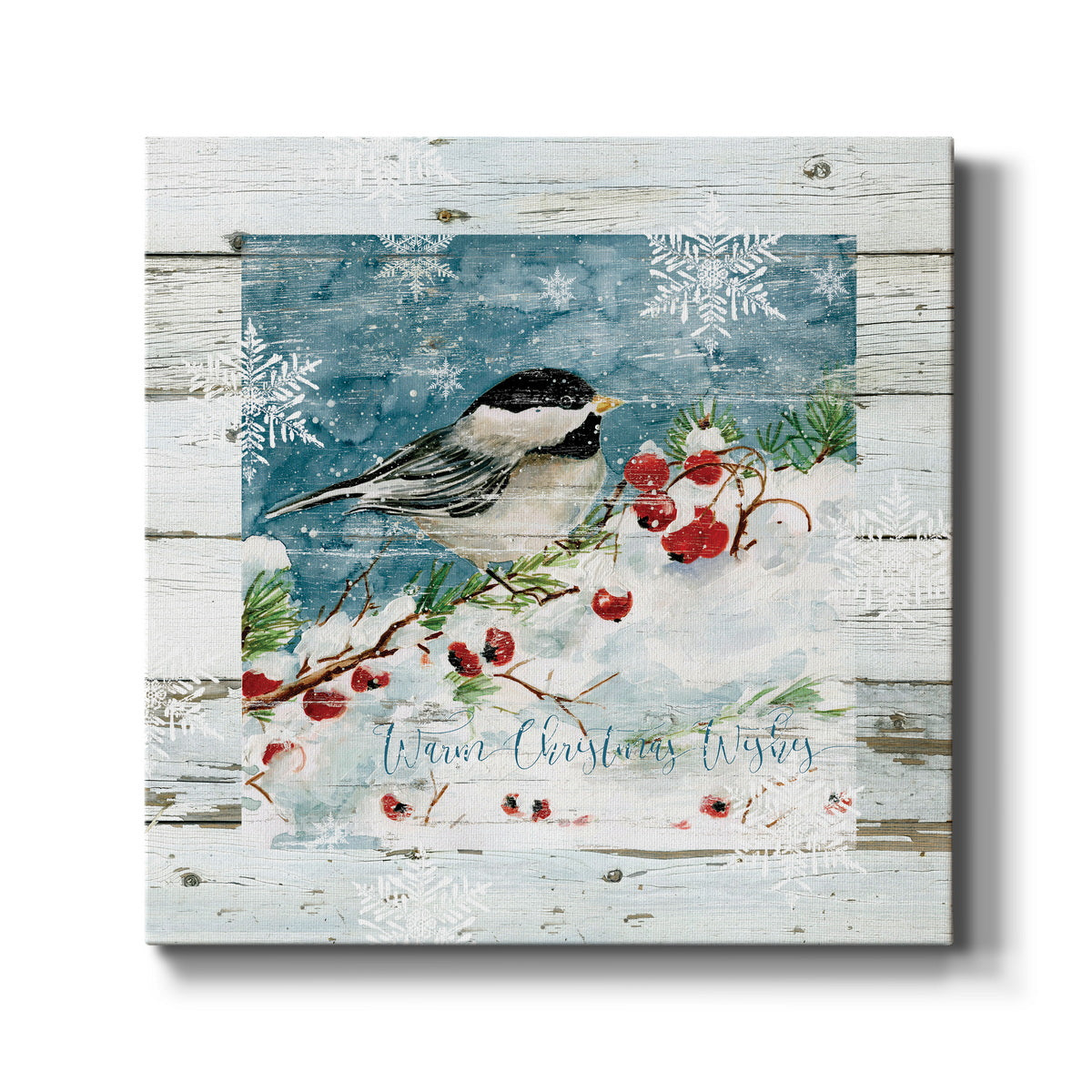 Warm Christmas Wishes - Canvas Art Print