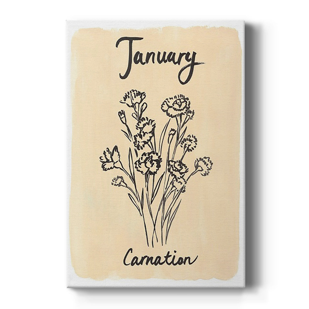 Birth Month I - Canvas Art Print