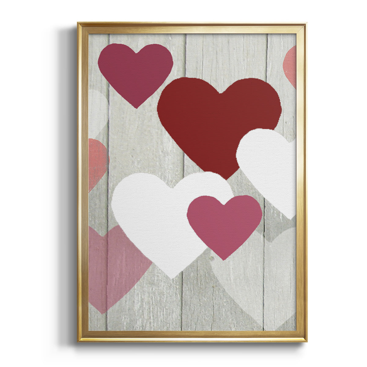 Soft Half Shell I - Modern Framed Canvas Print