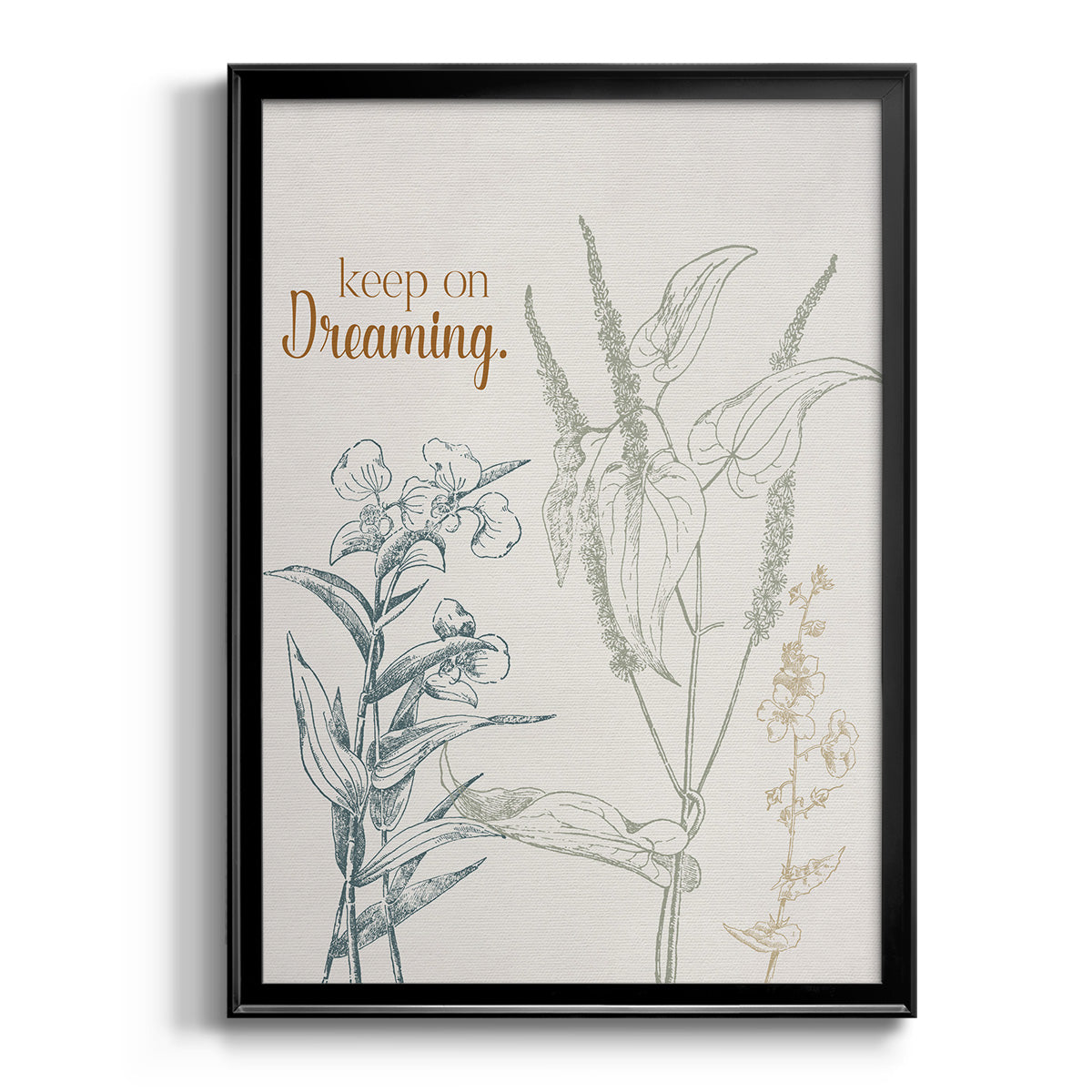 Keep on Dreaming Premium Framed Print - Ready to Hang