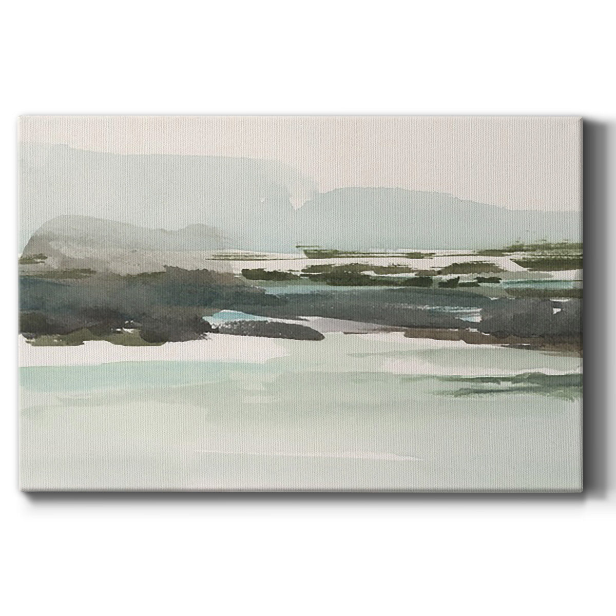 Turquoise Marsh I - Canvas Art Print