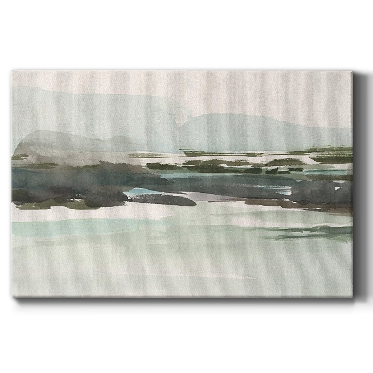 Turquoise Marsh I Premium Gallery Wrapped Canvas - Ready to Hang