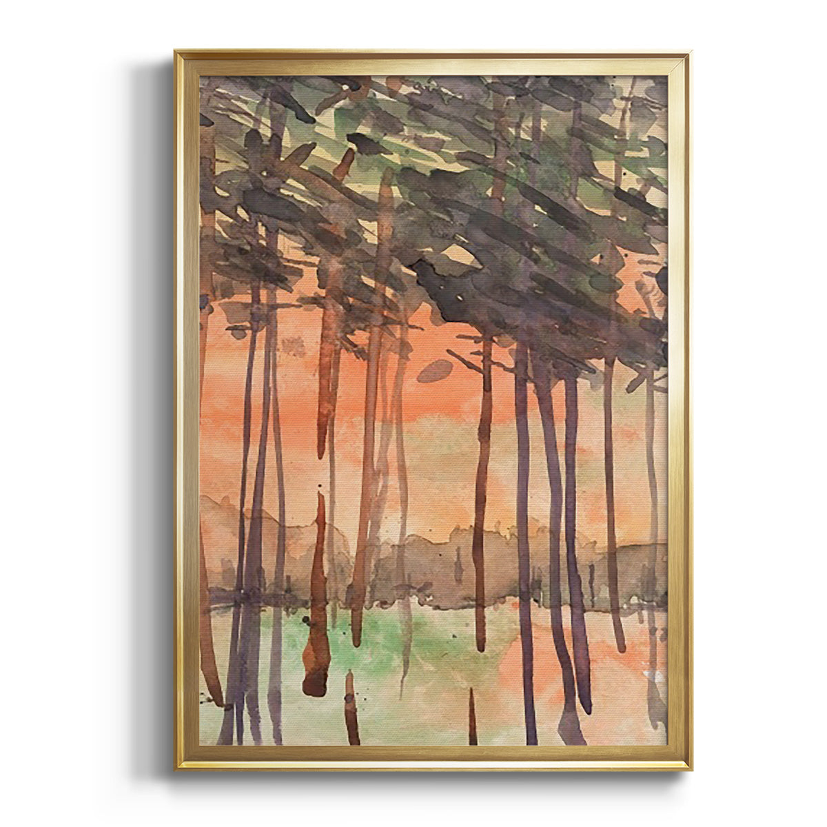Between the Trees I Premium Framed Print - Ready to Hang