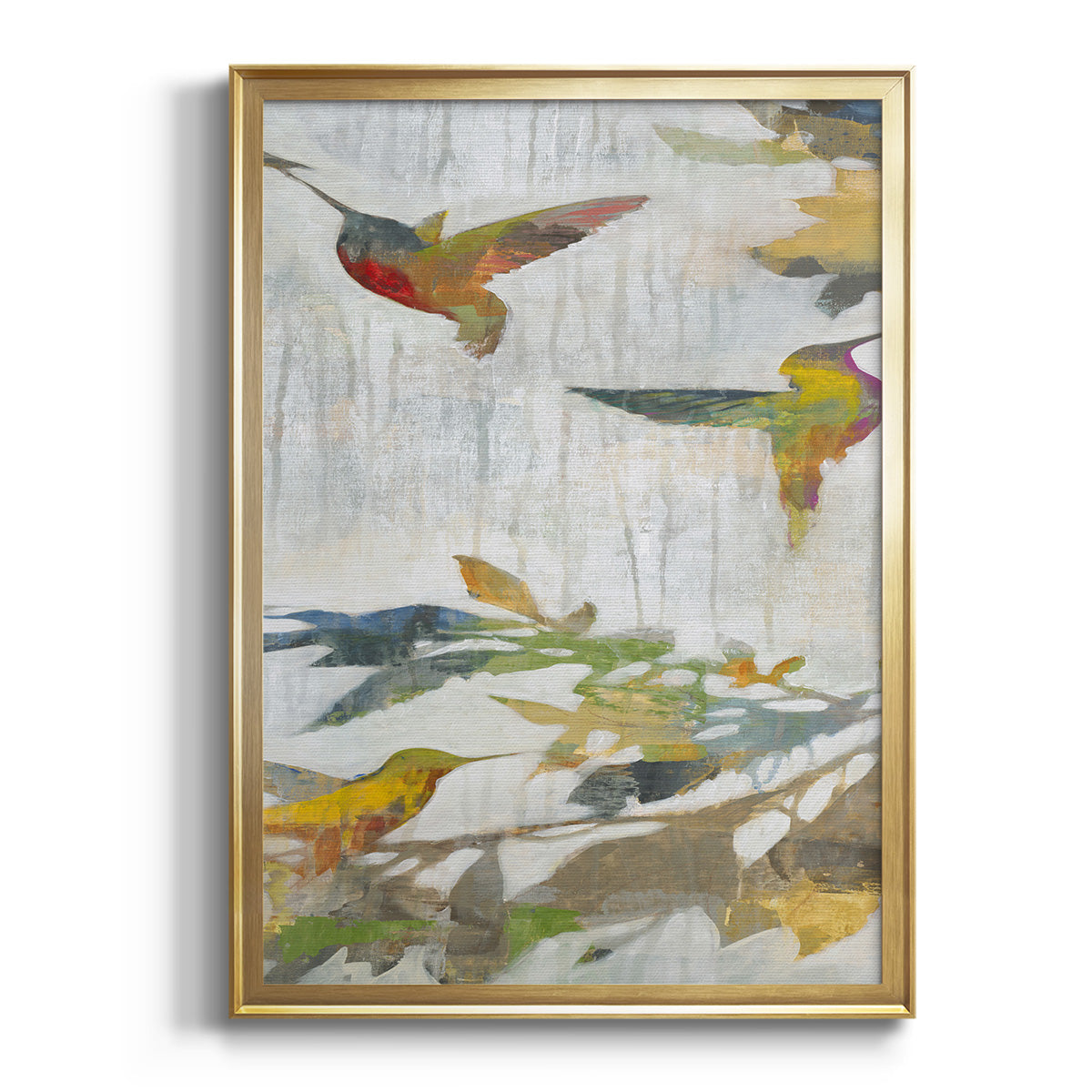 Sepia Botanical Journal I - Modern Framed Canvas Print