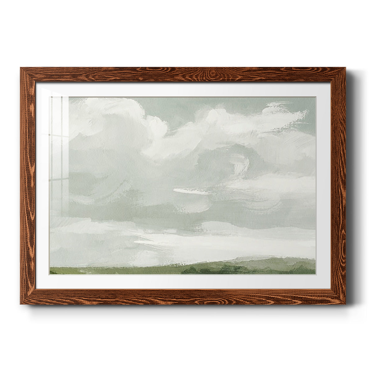 Gray Stone Sky III-Premium Framed Print - Ready to Hang