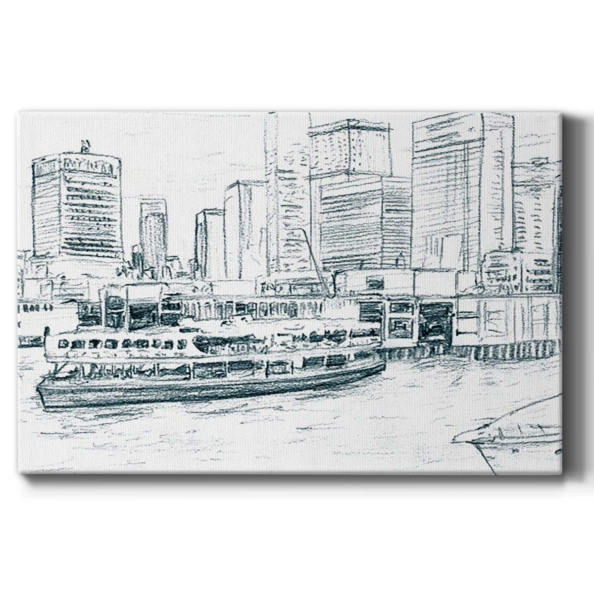 Ferryboats IV - Canvas Art Print