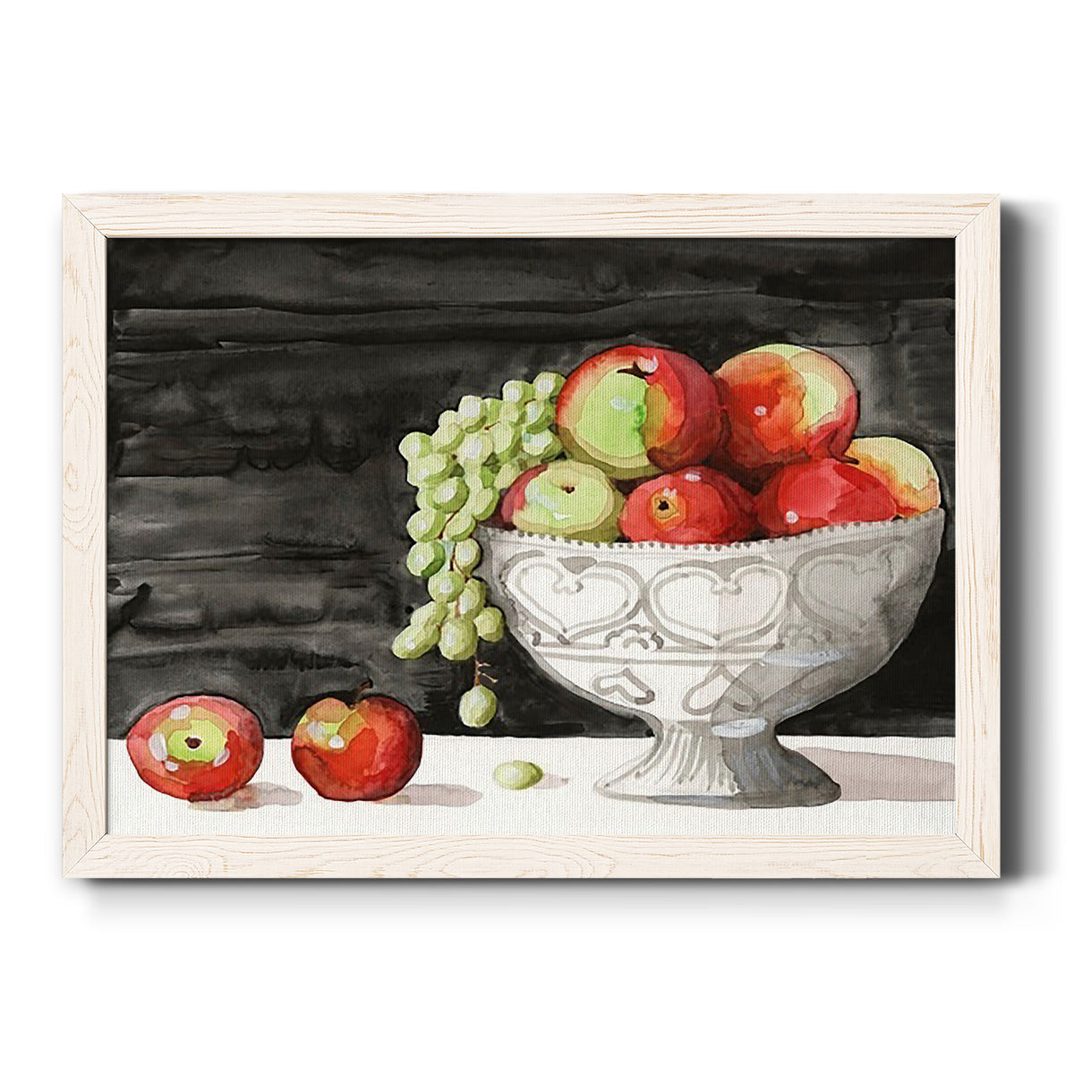 Watercolor Fruit Bowl I-Premium Framed Canvas - Ready to Hang