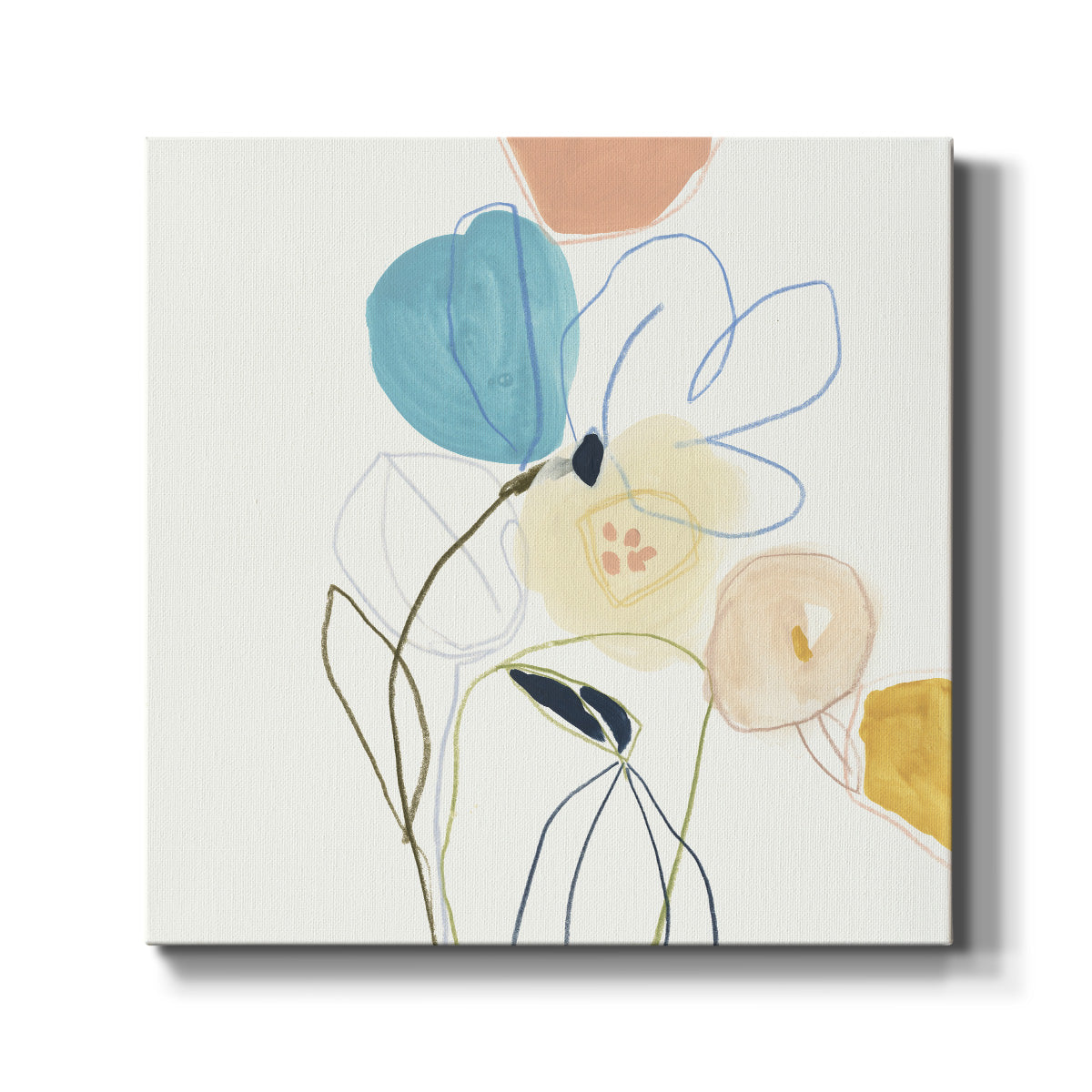 Contour Garden III - Canvas Art Print