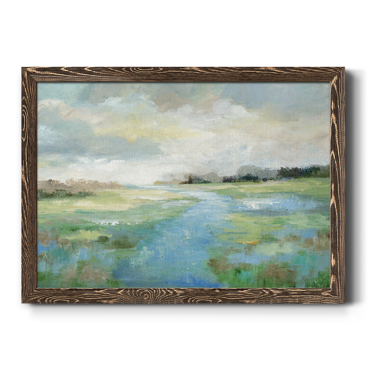 Winding Stream-Premium Framed Canvas - Ready to Hang