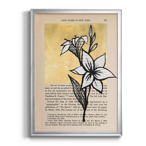 Floral Diary I Premium Framed Print - Ready to Hang
