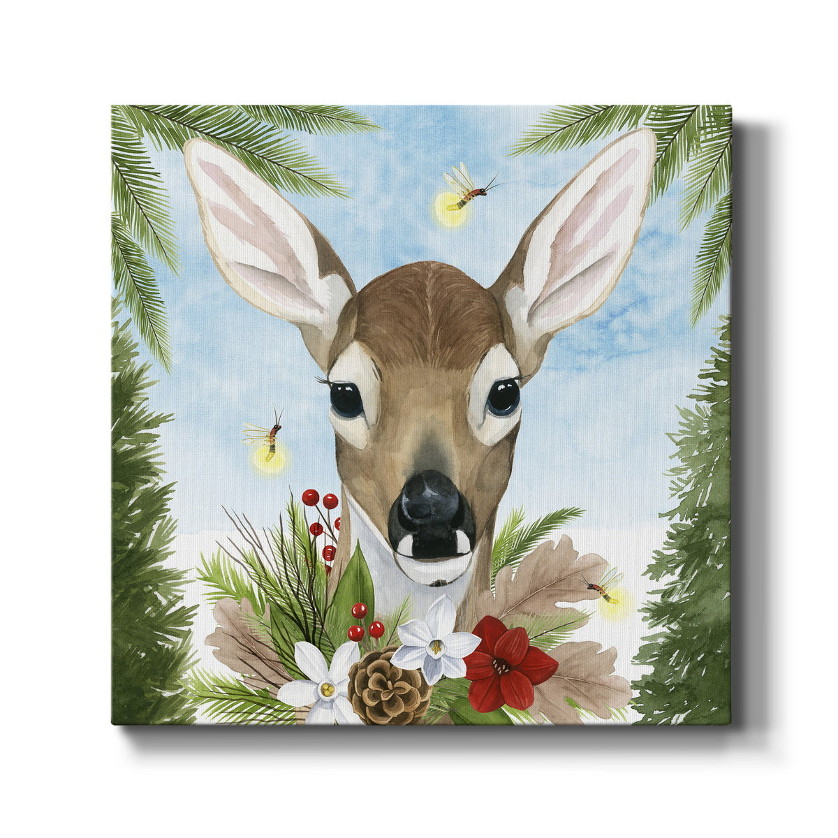 Forest Christmas I-Premium Gallery Wrapped Canvas - Ready to Hang