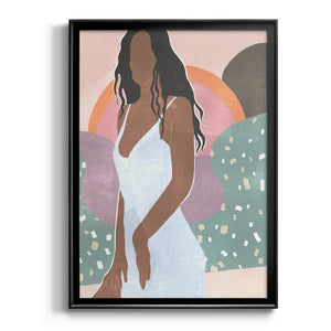 Curly Lady I Premium Framed Print - Ready to Hang