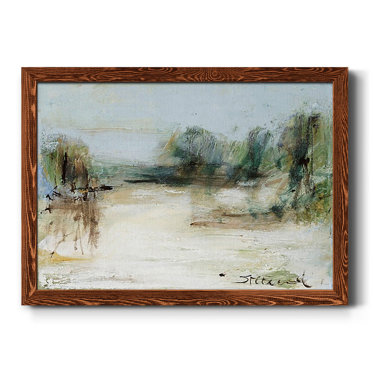 Wintery Horizon III-Premium Framed Canvas - Ready to Hang