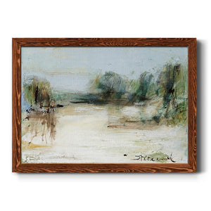 Wintery Horizon III-Premium Framed Canvas - Ready to Hang