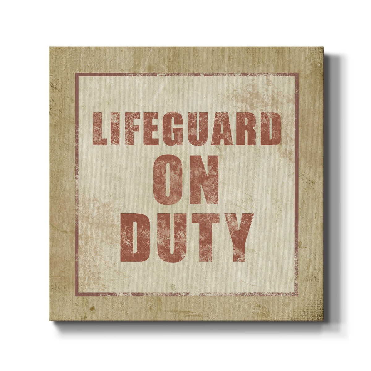 Beach Sign V - Canvas Art Print