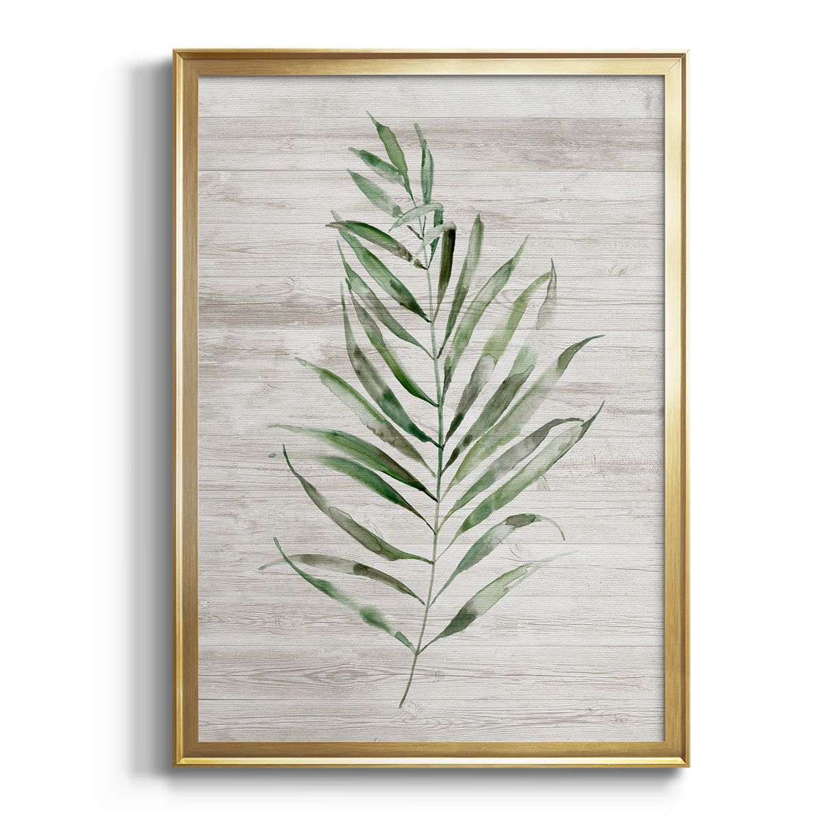 Sepia Botanical Journal I - Modern Framed Canvas Print